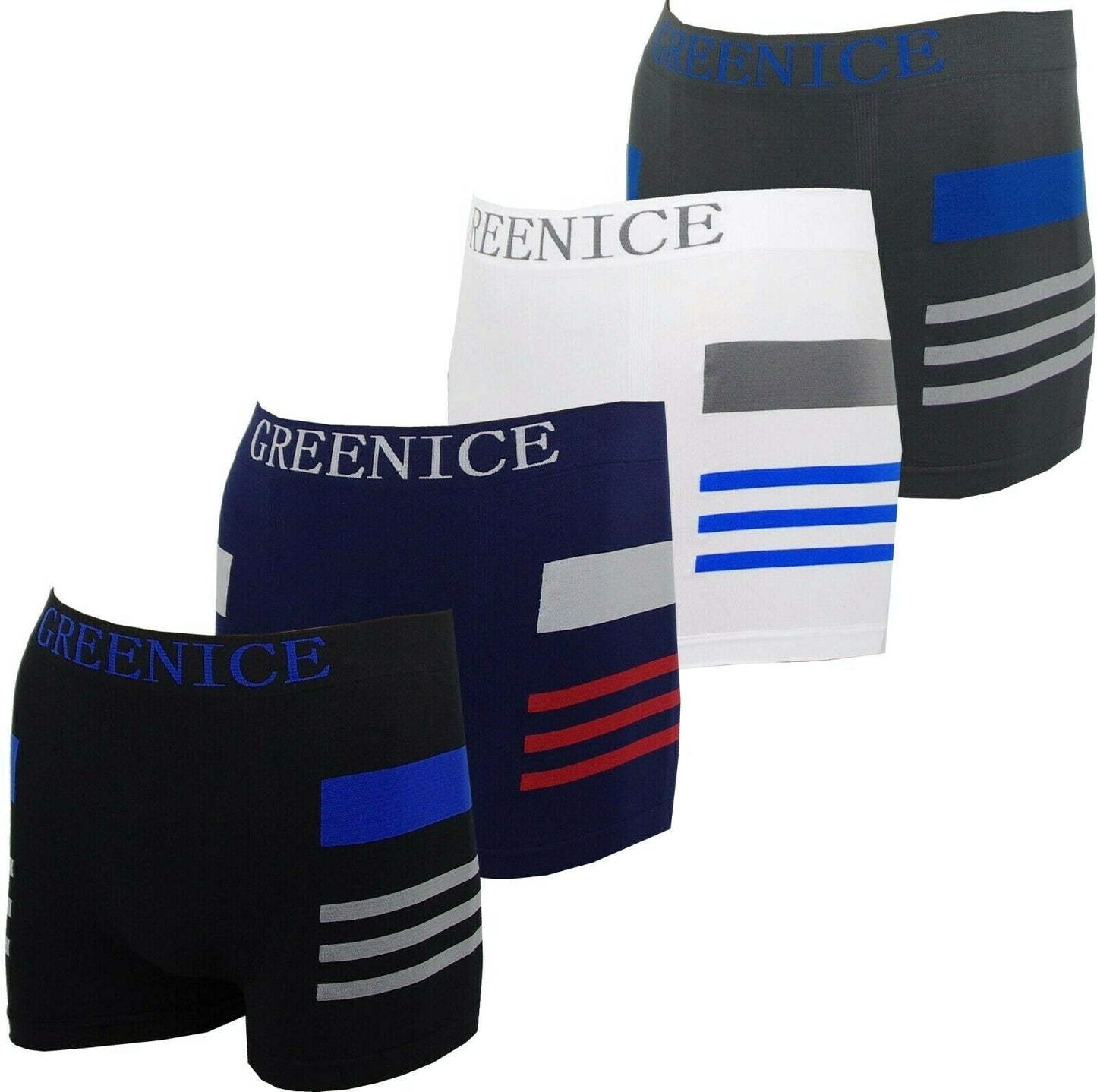 Boxershorts Microfaser Herren Retro Unterwäsche Jungen Unterhosen Gr. S-XL