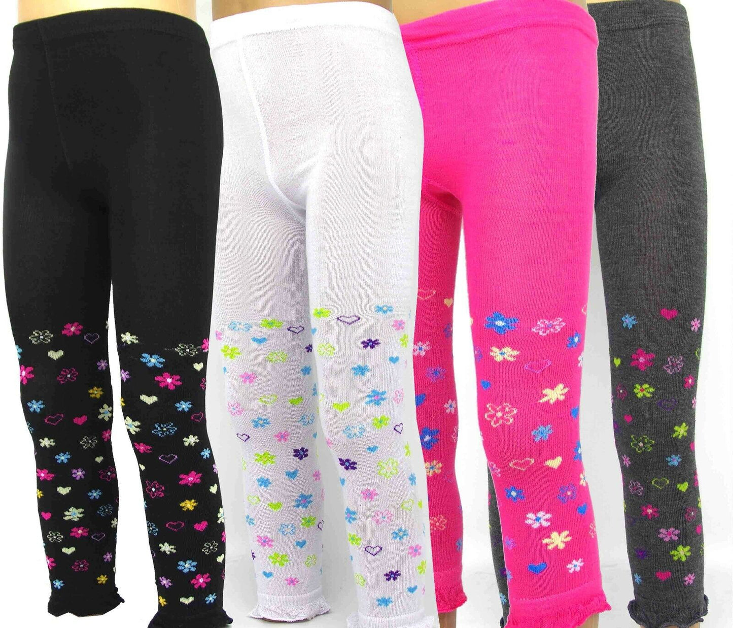 Kinder leggings Mädchen blickdicht leggings jeggings 1er-4er Pack Gr. 98-146
