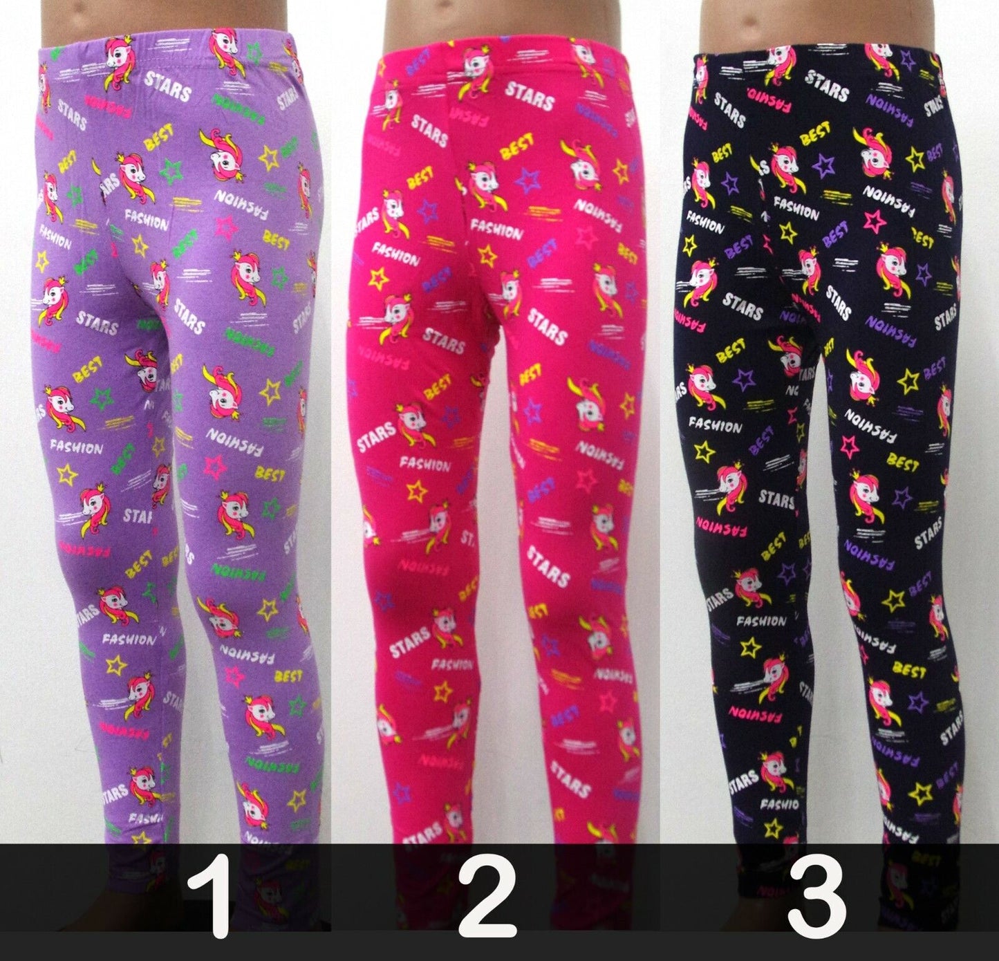 Baumwolle mischung Leggings für Mädchen girl hose Gr.116,122,128, 134,140,146