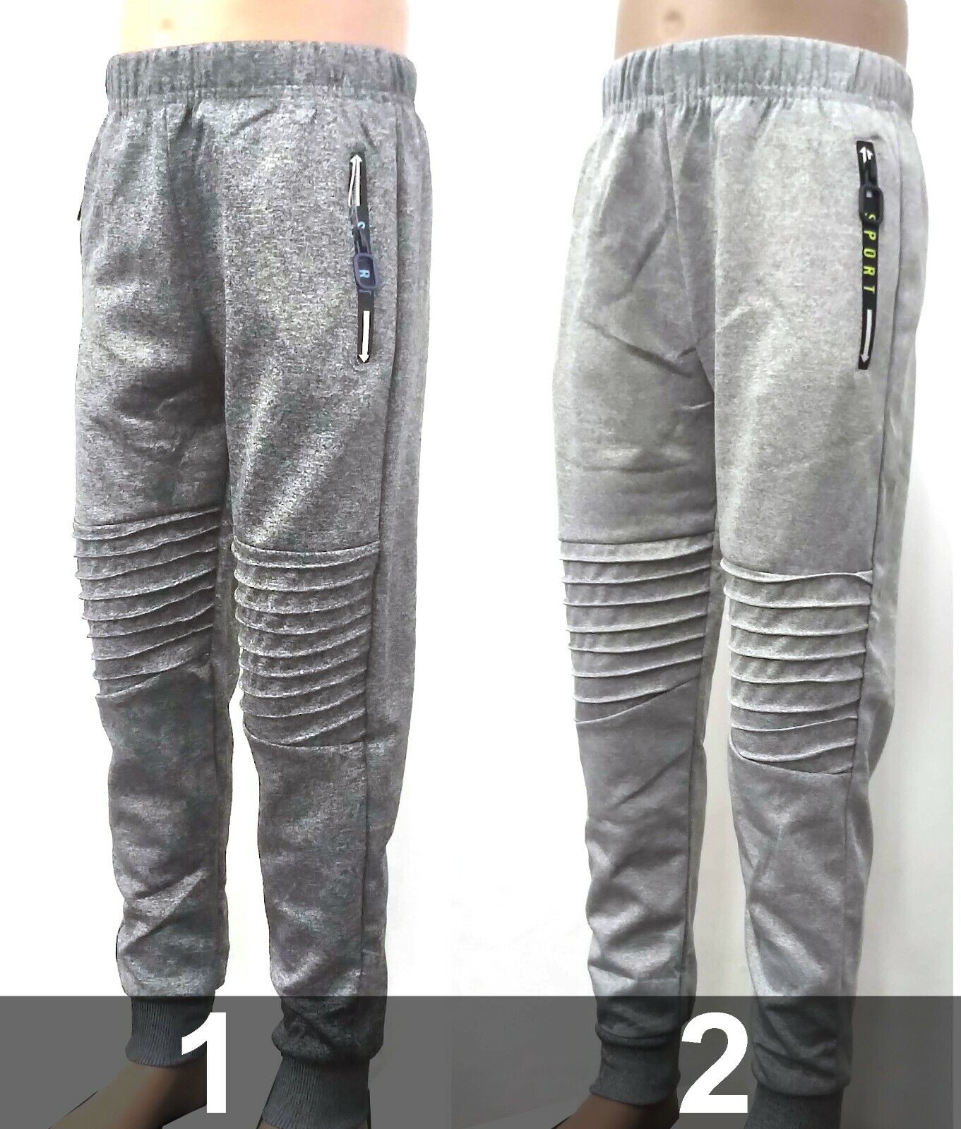 Moderei Schulhose für Jungs Jogging Hose Kinder Grau Sporthose Größe 134 - 164