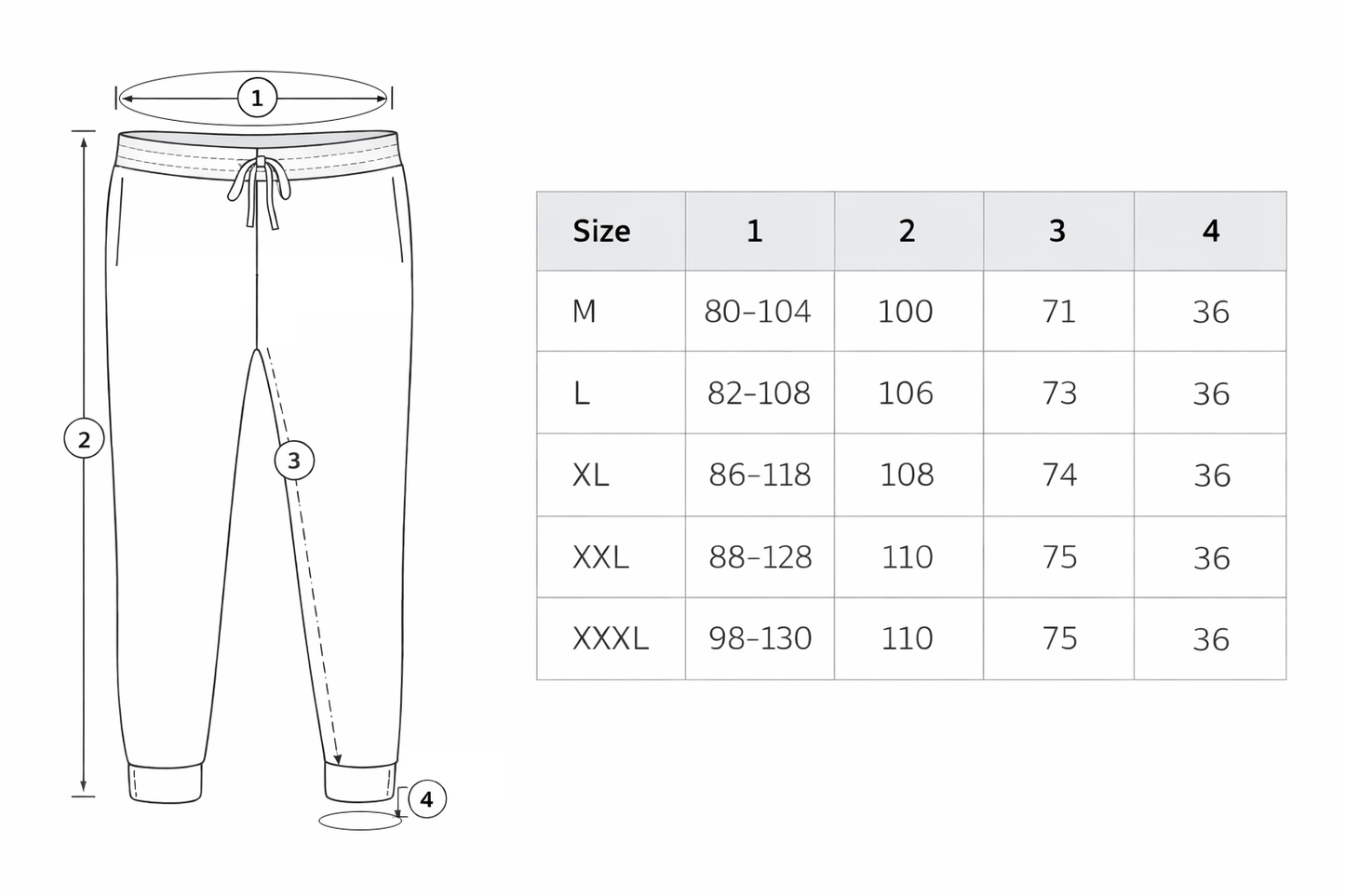 Size-Table